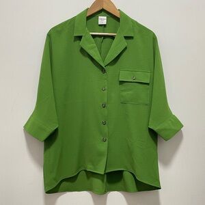 piazzaitalia Womens Reverse Collar Italian Shirt